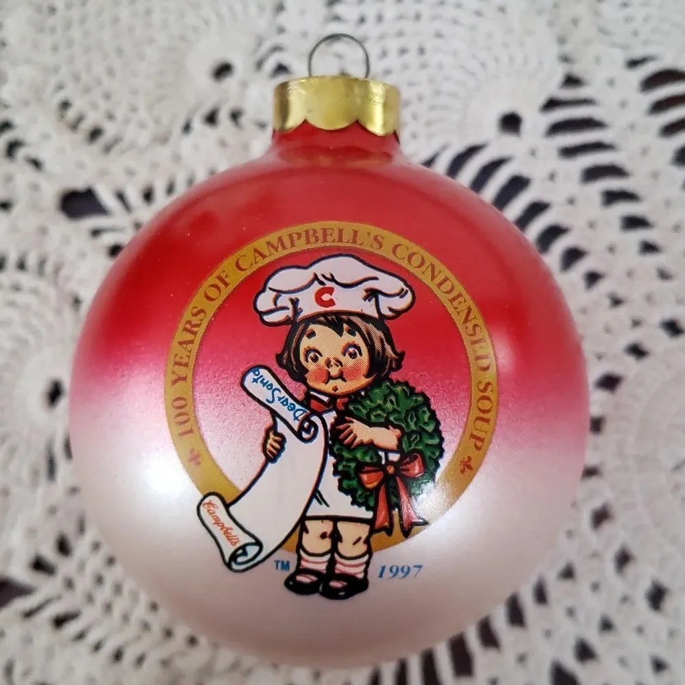Vintage 1997 Campbell Kids 100th Anniversary Collector's Edition Ornament